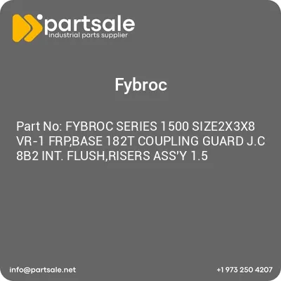 fybroc-series-1500-size2x3x8-vr-1-frpbase-182t-coupling-guard-jc-8b2-int-flushrisers-assy-15