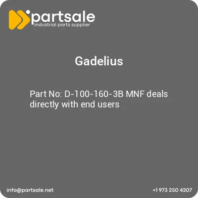 gadelius-d-100-160-3b-mnf-deals-directly-with-end-users