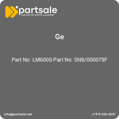 lm6000-part-no-sn8000079f