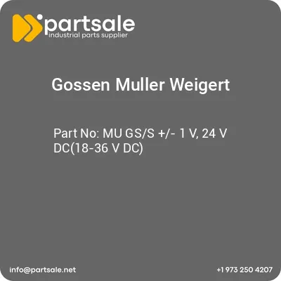 gossen-muller-weigert-mu-gss-1-v-24-v-dc18-36-v-dc