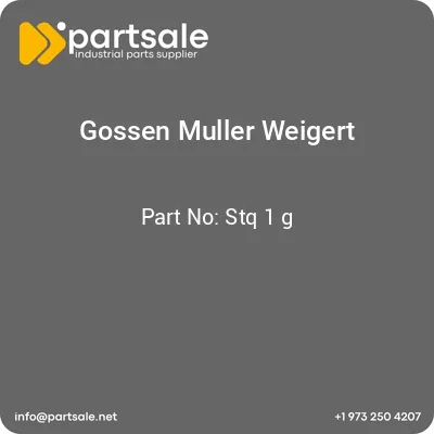 gossen-muller-weigert-stq-1-g