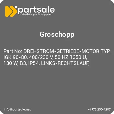 drehstrom-getriebe-motor-typ-igk-90-80-400230-v-50-hz-1350-u-130-w-b3-ip54-links-rechtslauf