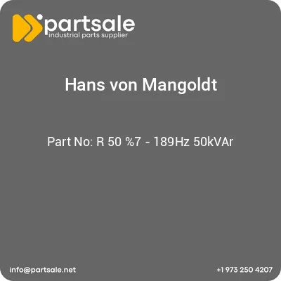 hans-von-mangoldt-r-50-7-189hz-50kvar