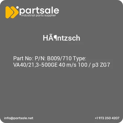 hantzsch-pn-b009710-type-va40213-500ge-40-ms-100-p3-zg7