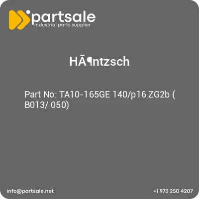 hantzsch-ta10-165ge-140p16-zg2b-b013050