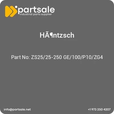 hantzsch-zs2525-250-ge100p10zg4