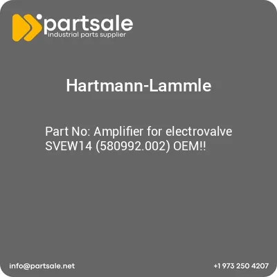 hartmann-lammle-amplifier-for-electrovalve-svew14-580992002-oem