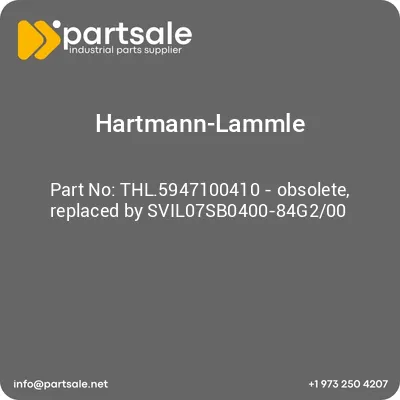 hartmann-lammle-thl5947100410-obsolete-replaced-by-svil07sb0400-84g200