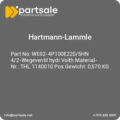 we02-4p100e2205hn-42-wegeventil-hydrvoith-material-nr-thl1140010-posgewicht-0570-kg