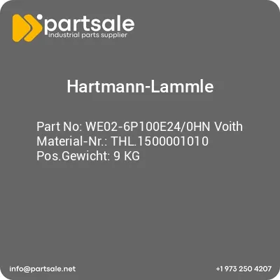 we02-6p100e240hn-voith-material-nr-thl1500001010-posgewicht-9-kg