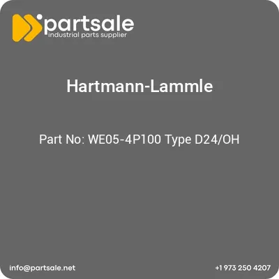 hartmann-lammle-we05-4p100-type-d24oh