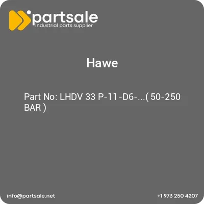 lhdv-33-p-11-d6-50-250-bar