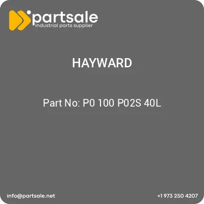 hayward-p0-100-p02s-40l