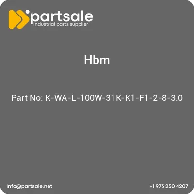 hbm-k-wa-l-100w-31k-k1-f1-2-8-30