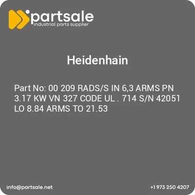 00-209-radss-in-63-arms-pn-317-kw-vn-327-code-ul-714-sn-42051-lo-884-arms-to-2153