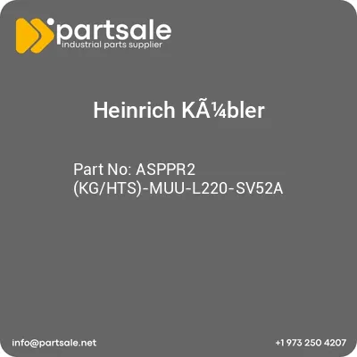 heinrich-ka14bler-asppr2-kghts-muu-l220-sv52a