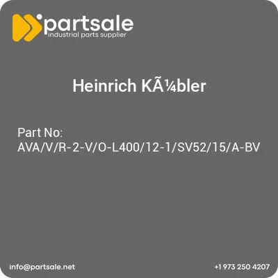 heinrich-ka14bler-avavr-2-vo-l40012-1sv5215a-bv