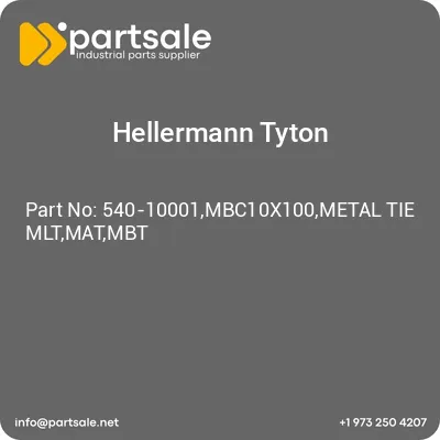 540-10001mbc10x100metal-tie-mltmatmbt