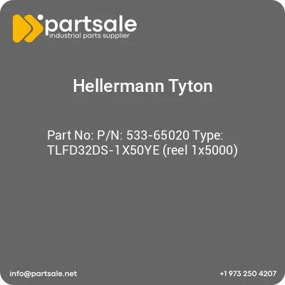 hellermann-tyton-pn-533-65020-type-tlfd32ds-1x50ye-reel-1x5000