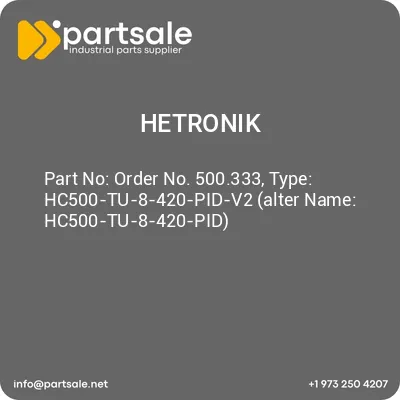 order-no-500333-type-hc500-tu-8-420-pid-v2-alter-name-hc500-tu-8-420-pid