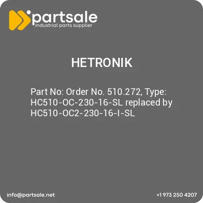 order-no-510272-type-hc510-oc-230-16-sl-replaced-by-hc510-oc2-230-16-i-sl