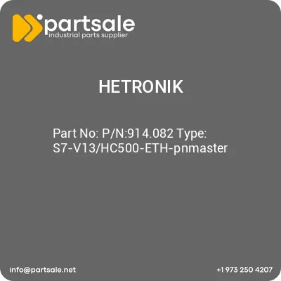 hetronik-pn914082-type-s7-v13hc500-eth-pnmaster