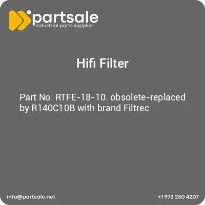 rtfe-18-10-obsolete-replaced-by-r140c10b-with-brand-filtrec