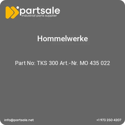 hommelwerke-tks-300-art-nr-mo-435-022