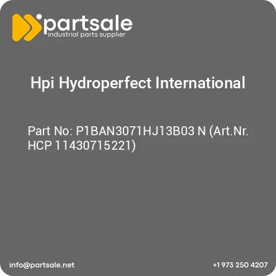 hpi-hydroperfect-international-p1ban3071hj13b03-n-artnr-hcp-11430715221