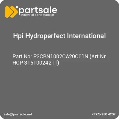 hpi-hydroperfect-international-p3cbn1002ca20c01n-artnr-hcp-31510024211