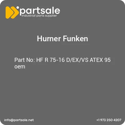 hurner-funken-hf-r-75-16-dexvs-atex-95-oem