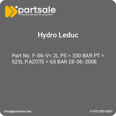 hydro-leduc-f-06-v-2l-ps-330-bar-pt-523l-pazote-65-bar-28-06-2008