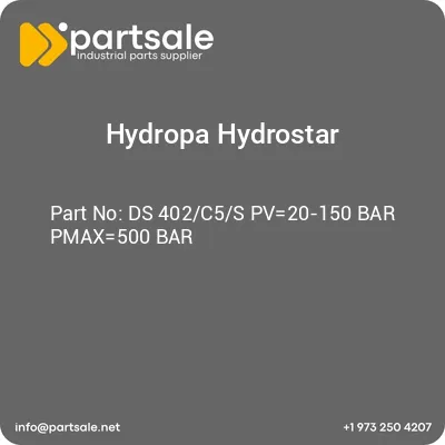 ds-402c5s-pv20-150-bar-pmax500-bar