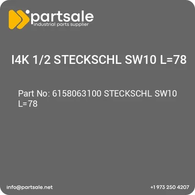 6158063100-steckschl-sw10-l78