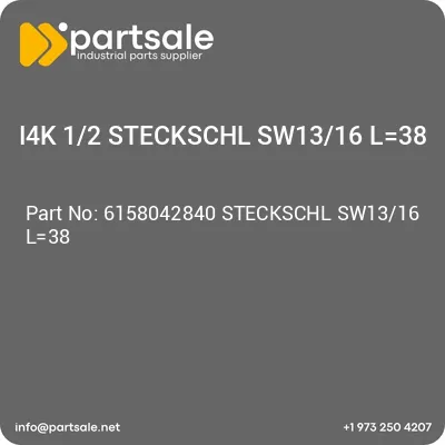 6158042840-steckschl-sw1316-l38