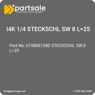 6158051080-steckschl-sw-8-l25