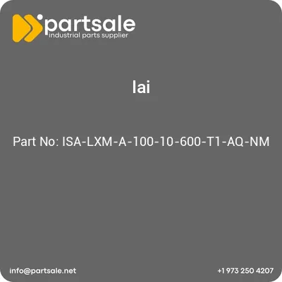 isa-lxm-a-100-10-600-t1-aq-nm