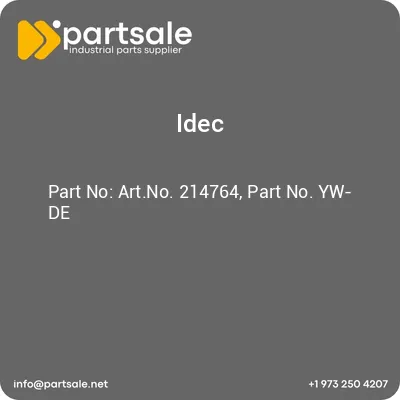 artno-214764-part-no-yw-de