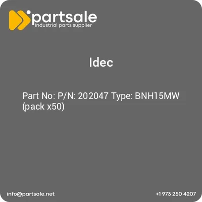 pn-202047-type-bnh15mw-pack-x50