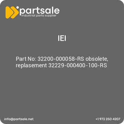 iei-32200-000058-rs-obsolete-replasement-32229-000400-100-rs