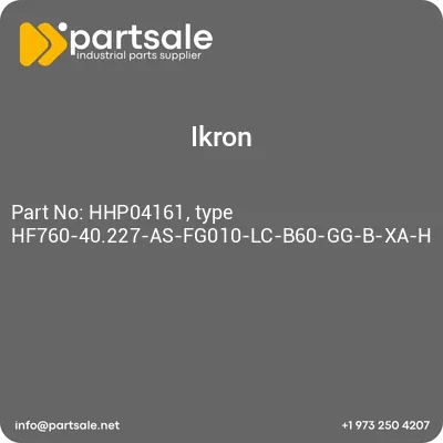 ikron-hhp04161-type-hf760-40227-as-fg010-lc-b60-gg-b-xa-h