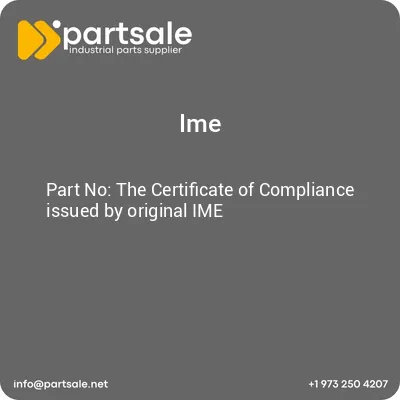 the-certificate-of-compliance-issued-by-original-ime