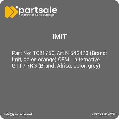 tc21750-art-n-542470-brand-imit-color-orange-oem-alternative-gtt-7rg-brand-afriso-color-grey