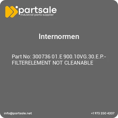 internormen-300736-01e-90010vg30ep-filterelement-not-cleanable