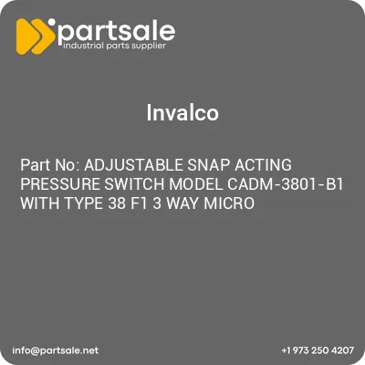 invalco-adjustable-snap-acting-pressure-switch-model-cadm-3801-b1-with-type-38-f1-3-way-micro