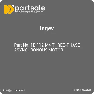 1b-112-m4-three-phase-asynchronous-motor