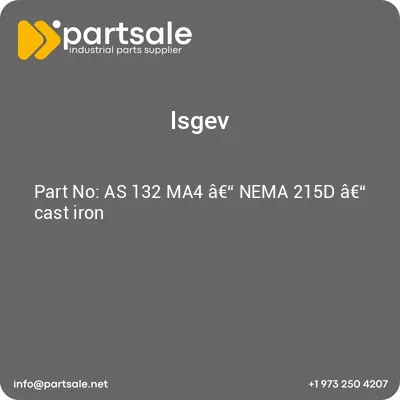 as-132-ma4-a-nema-215d-a-cast-iron