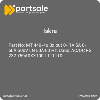 mt-440-4u-3x-out-0-1a5a-0-50a500v-ln-50a60-hz-uaux-acdc-rs-232-759a0xx100-1111110