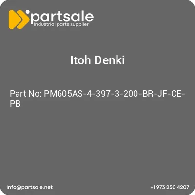 itoh-denki-pm605as-4-397-3-200-br-jf-ce-pb