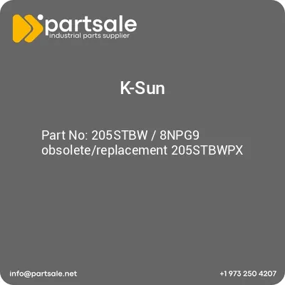 k-sun-205stbw-8npg9-obsoletereplacement-205stbwpx